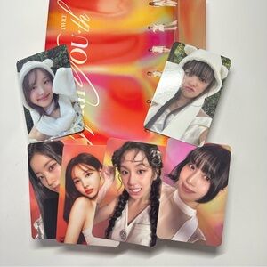 Twice With youth album + photocards momo chaeyoung nayoung